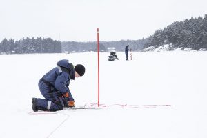 Märkning av vinterfiskeredskap